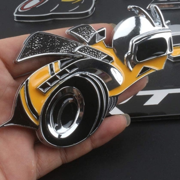 2 Bee badge emblems for Hemi SRT Scat Pack Dodge Challenger. Grill Avail… - Picture 2 of 5